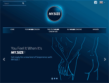 Tablet Screenshot of mysize-condoms.com